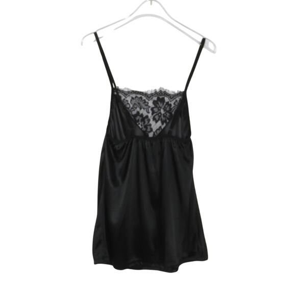Zaful Black Lace Satin Cami & Shorts Set Lingerie Sexy Cami Matching Set Small - Picture 6 of 11